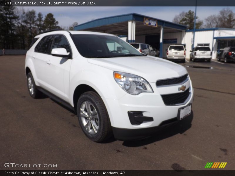 Summit White / Jet Black 2013 Chevrolet Equinox LT