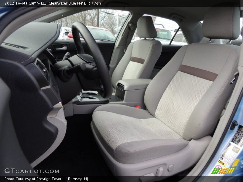 Clearwater Blue Metallic / Ash 2012 Toyota Camry LE