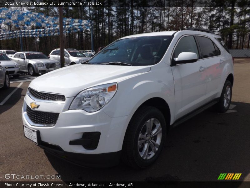 Summit White / Jet Black 2013 Chevrolet Equinox LT