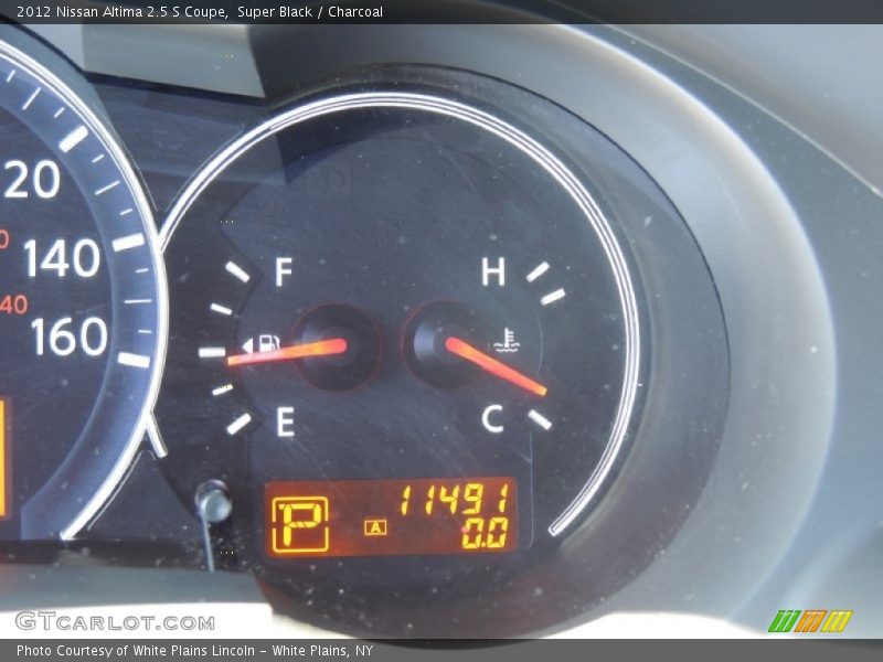 Super Black / Charcoal 2012 Nissan Altima 2.5 S Coupe