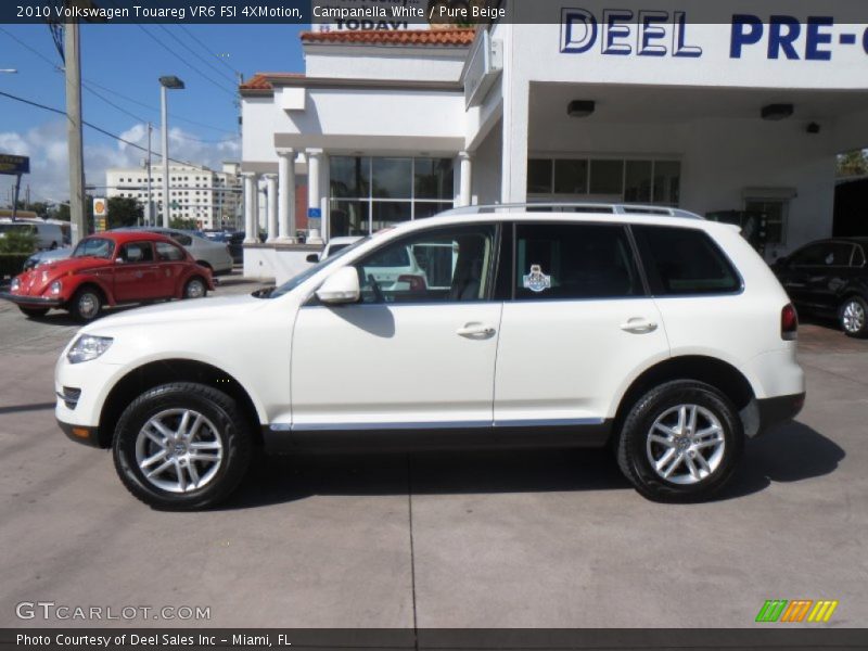 Campanella White / Pure Beige 2010 Volkswagen Touareg VR6 FSI 4XMotion