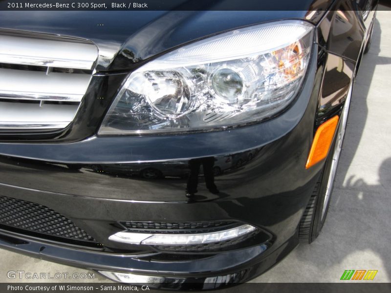 Black / Black 2011 Mercedes-Benz C 300 Sport