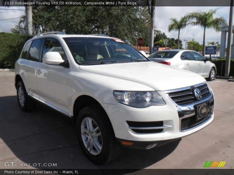 Campanella White / Pure Beige 2010 Volkswagen Touareg VR6 FSI 4XMotion