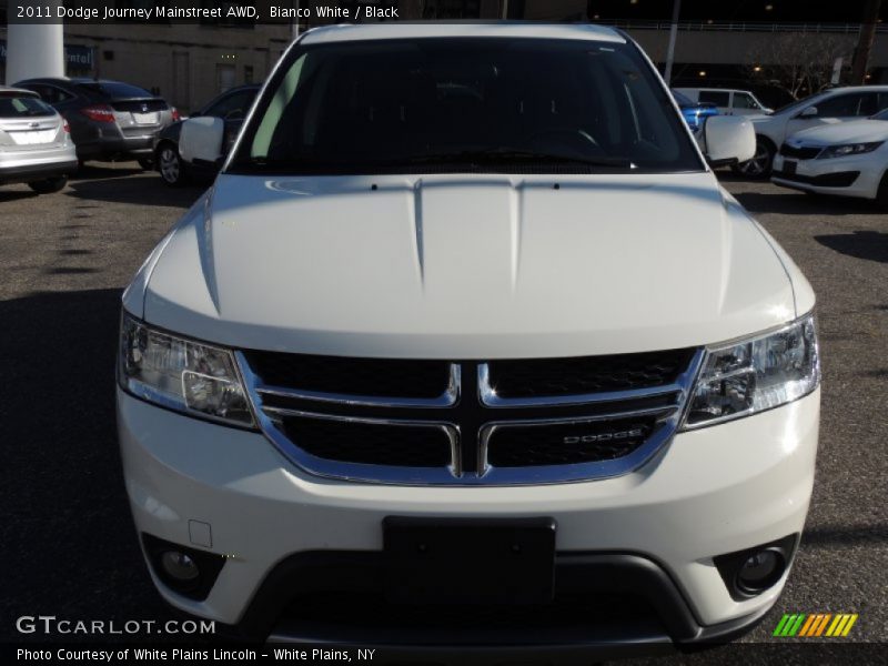 Bianco White / Black 2011 Dodge Journey Mainstreet AWD