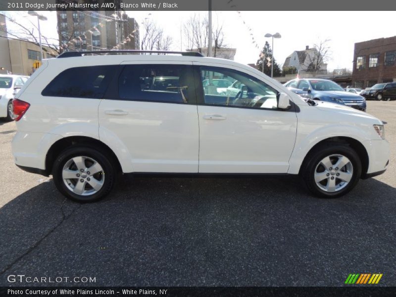 Bianco White / Black 2011 Dodge Journey Mainstreet AWD