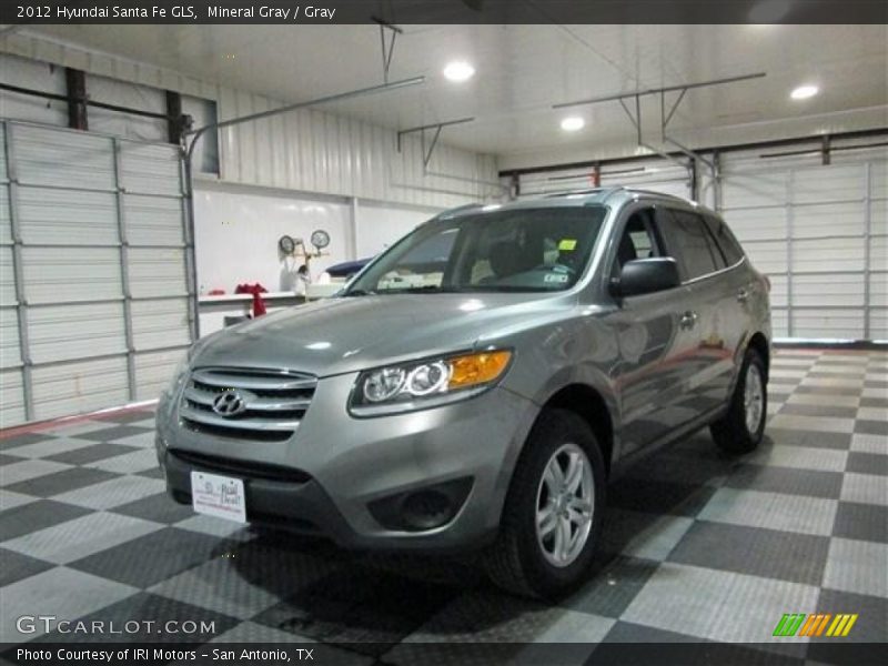 Mineral Gray / Gray 2012 Hyundai Santa Fe GLS