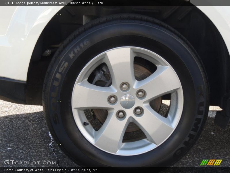 Bianco White / Black 2011 Dodge Journey Mainstreet AWD