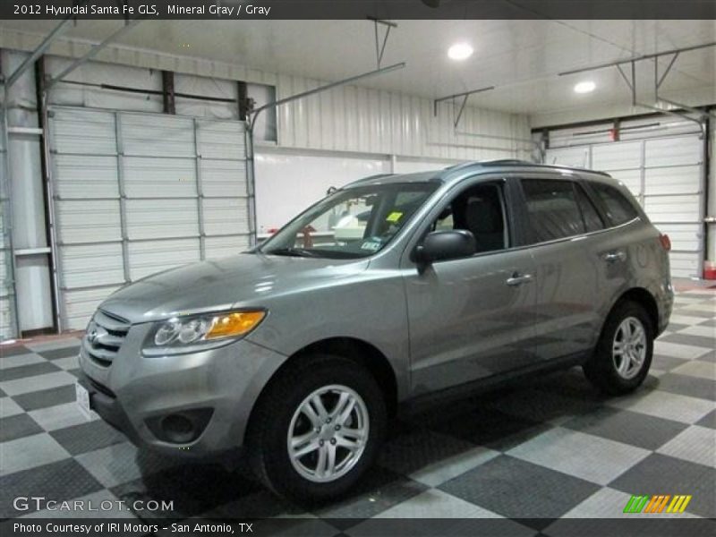 Mineral Gray / Gray 2012 Hyundai Santa Fe GLS