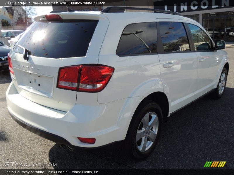 Bianco White / Black 2011 Dodge Journey Mainstreet AWD