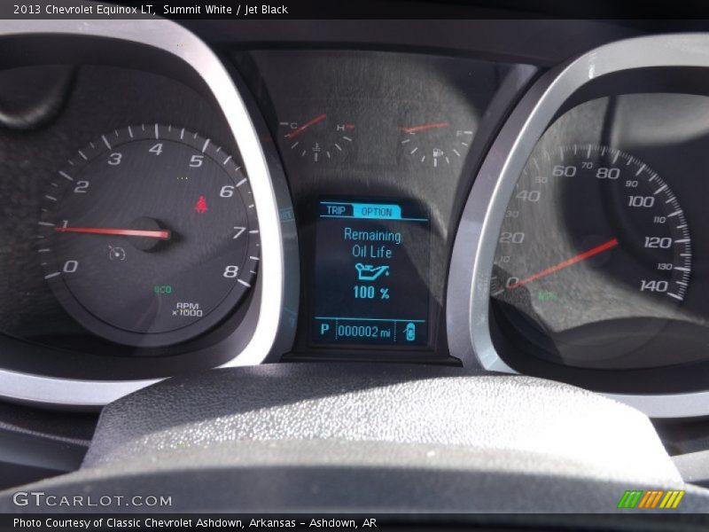 Summit White / Jet Black 2013 Chevrolet Equinox LT