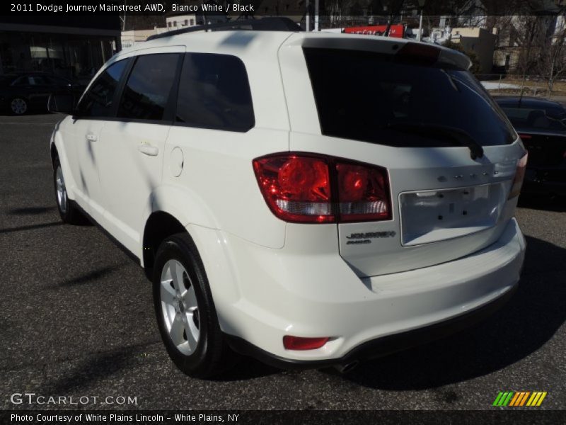 Bianco White / Black 2011 Dodge Journey Mainstreet AWD