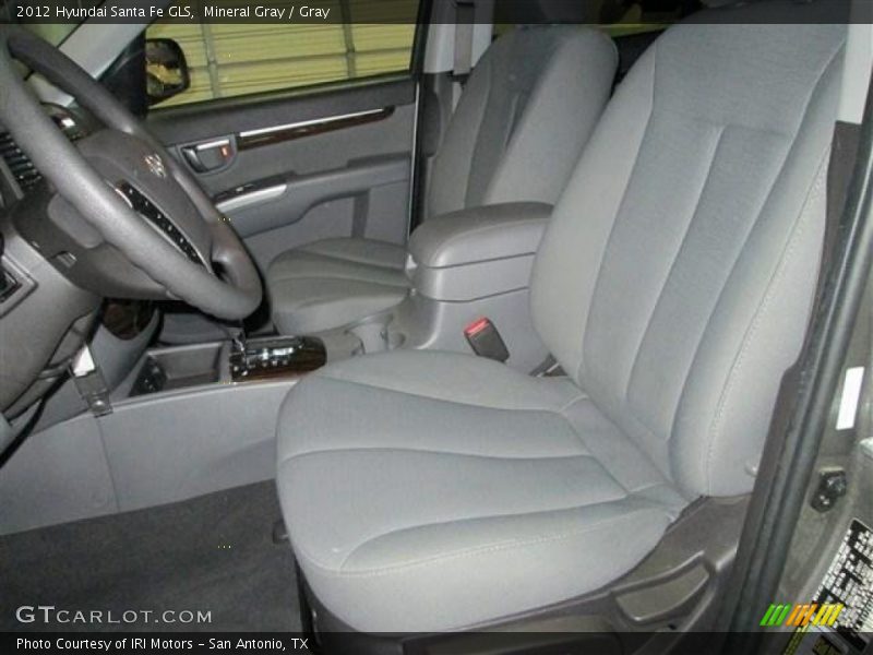 Front Seat of 2012 Santa Fe GLS