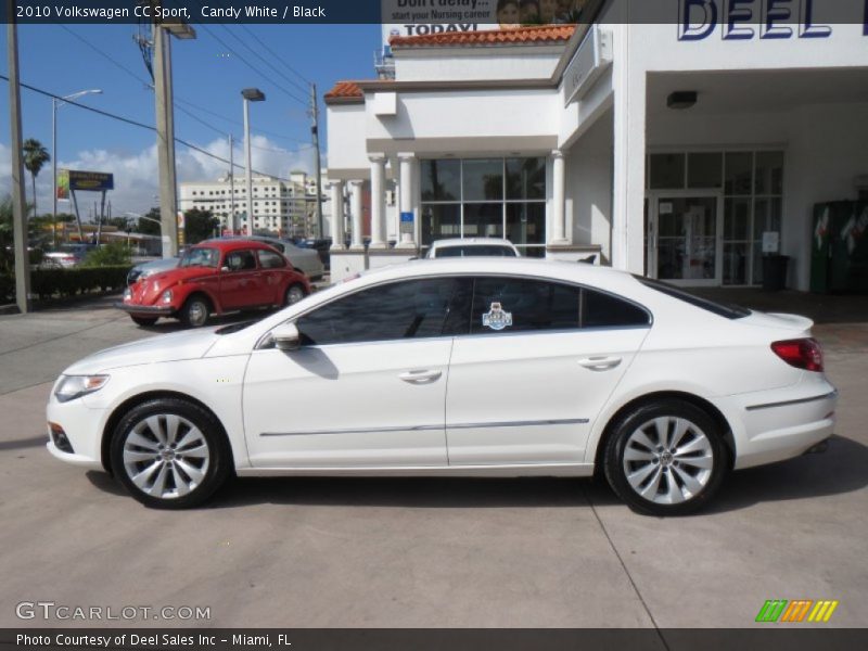 Candy White / Black 2010 Volkswagen CC Sport