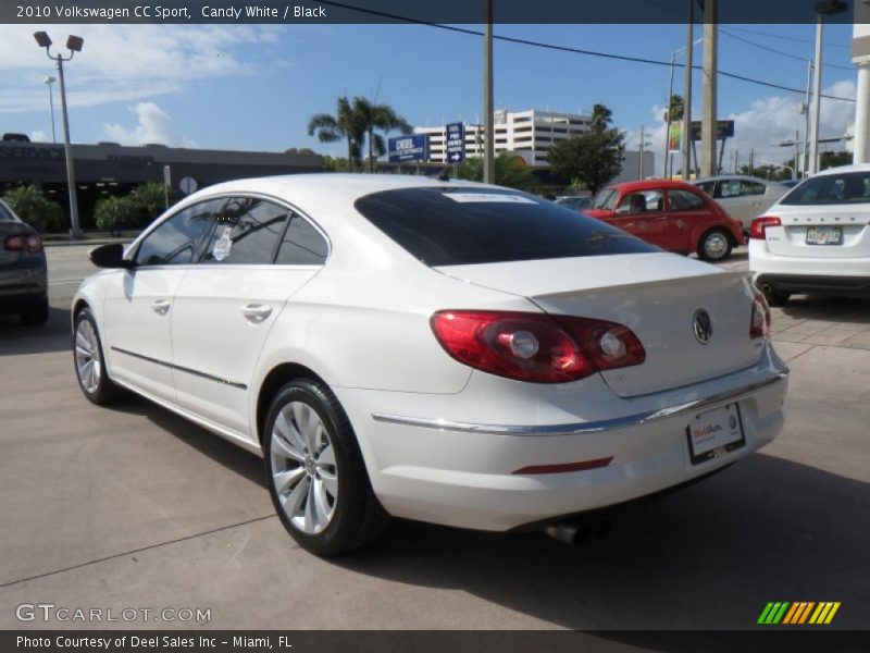 Candy White / Black 2010 Volkswagen CC Sport