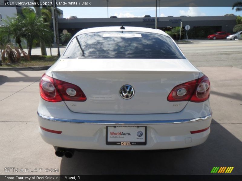 Candy White / Black 2010 Volkswagen CC Sport