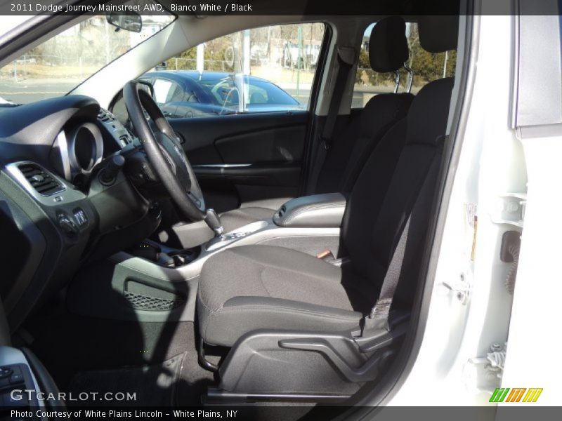 Bianco White / Black 2011 Dodge Journey Mainstreet AWD