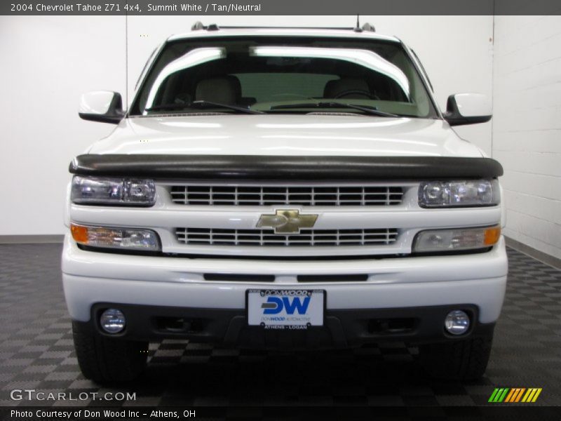 Summit White / Tan/Neutral 2004 Chevrolet Tahoe Z71 4x4