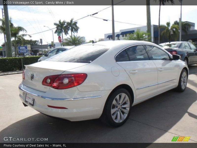 Candy White / Black 2010 Volkswagen CC Sport