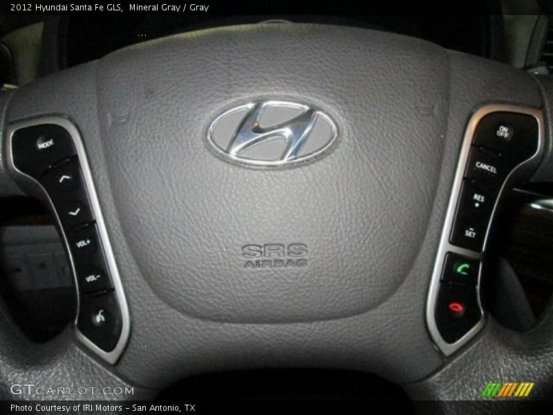 Mineral Gray / Gray 2012 Hyundai Santa Fe GLS