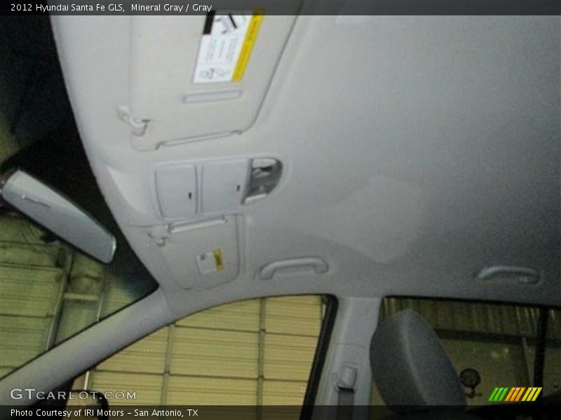 Mineral Gray / Gray 2012 Hyundai Santa Fe GLS