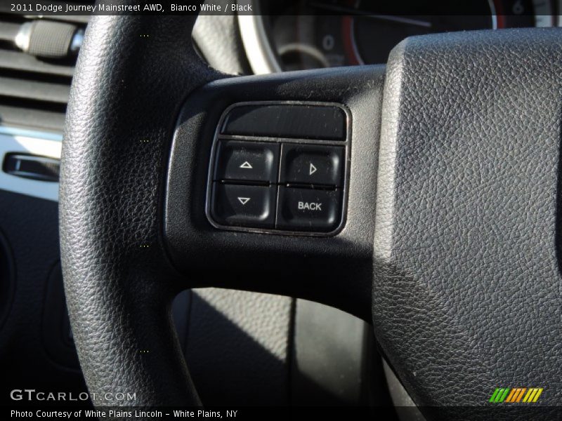 Bianco White / Black 2011 Dodge Journey Mainstreet AWD