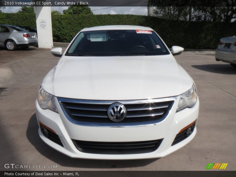 Candy White / Black 2010 Volkswagen CC Sport