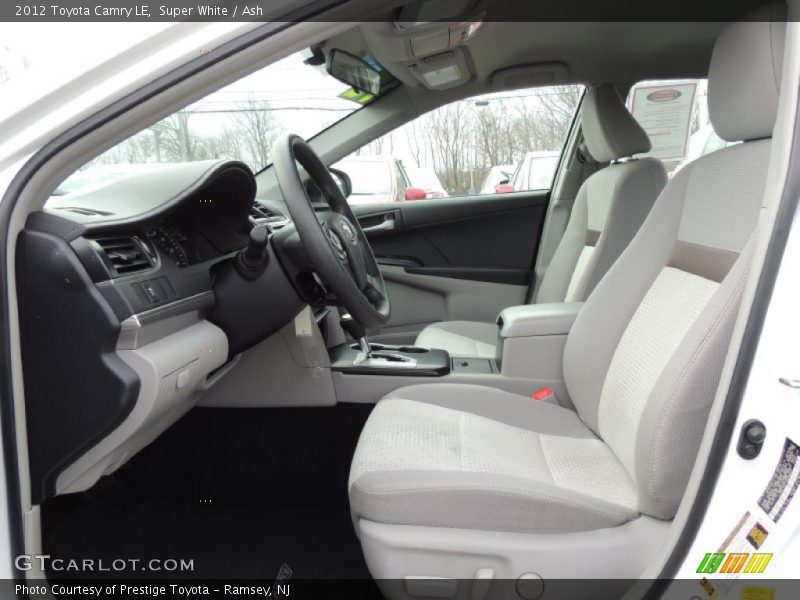 Super White / Ash 2012 Toyota Camry LE