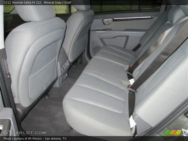 Mineral Gray / Gray 2012 Hyundai Santa Fe GLS