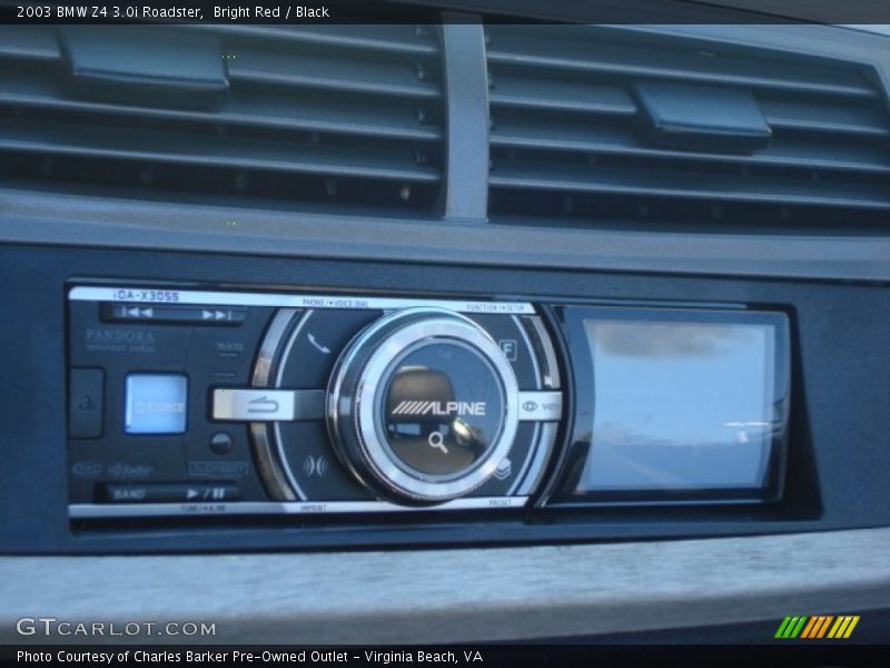 Bright Red / Black 2003 BMW Z4 3.0i Roadster