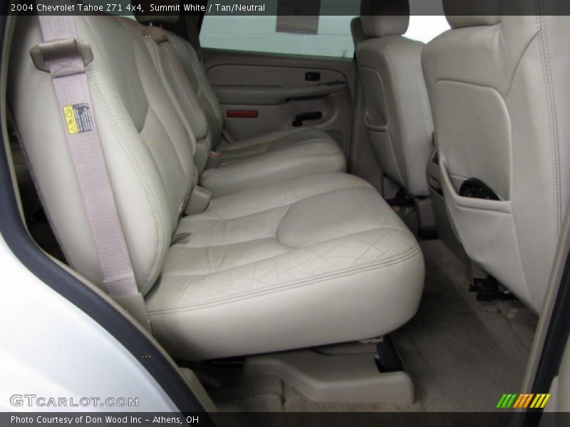 Summit White / Tan/Neutral 2004 Chevrolet Tahoe Z71 4x4