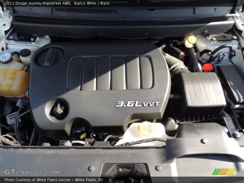 Bianco White / Black 2011 Dodge Journey Mainstreet AWD