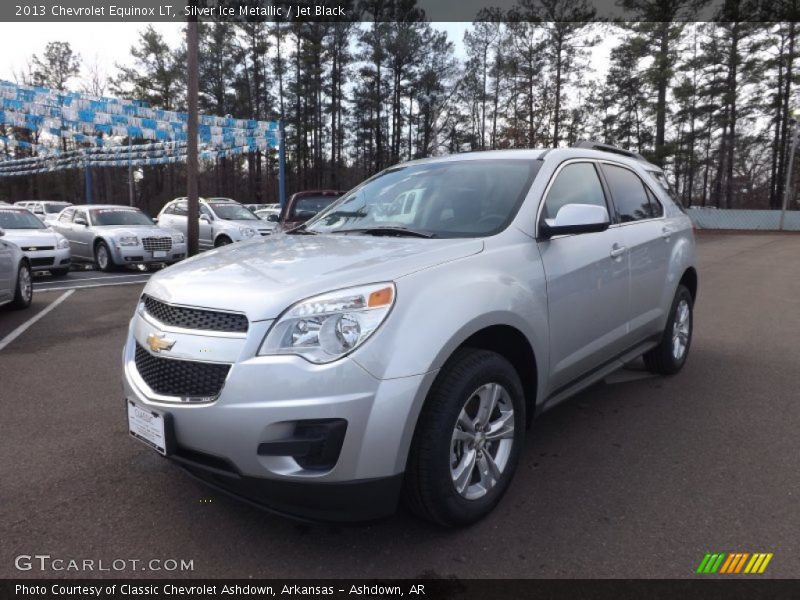 Silver Ice Metallic / Jet Black 2013 Chevrolet Equinox LT