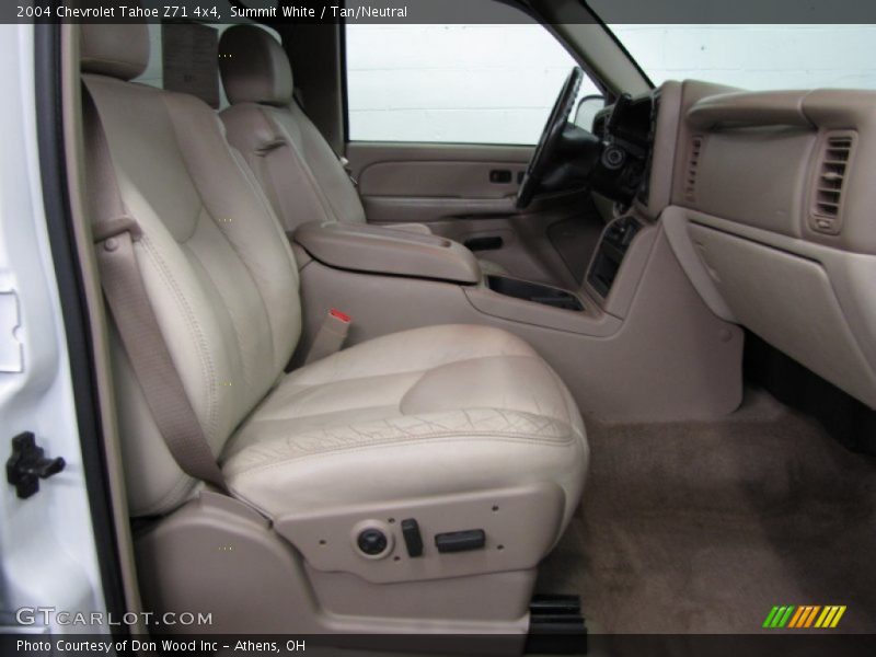 Summit White / Tan/Neutral 2004 Chevrolet Tahoe Z71 4x4