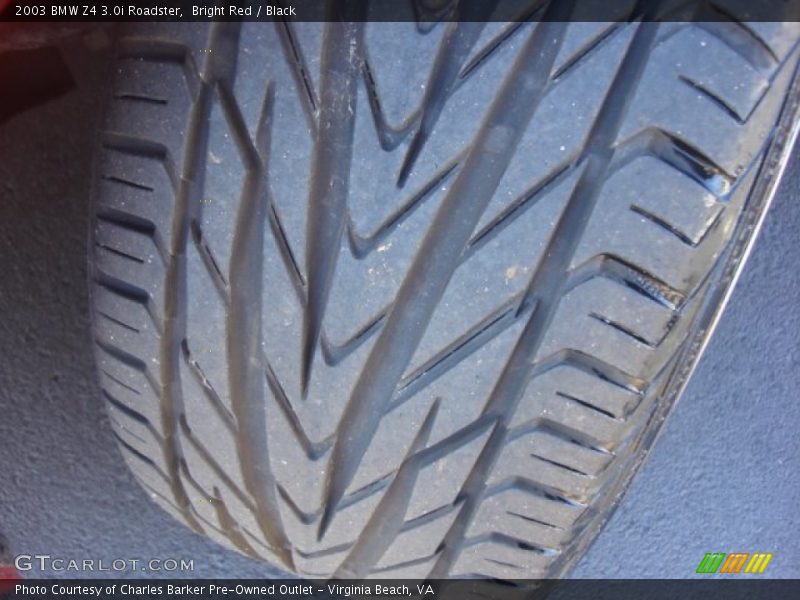 Bright Red / Black 2003 BMW Z4 3.0i Roadster