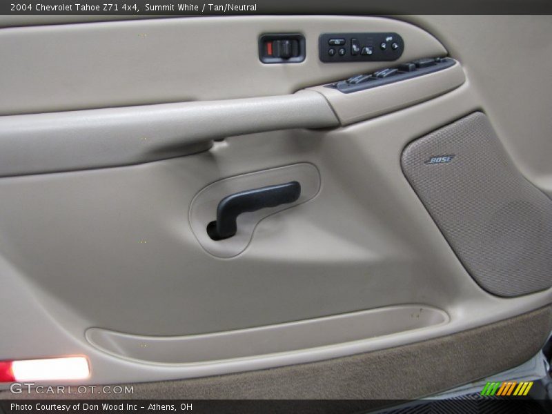 Summit White / Tan/Neutral 2004 Chevrolet Tahoe Z71 4x4