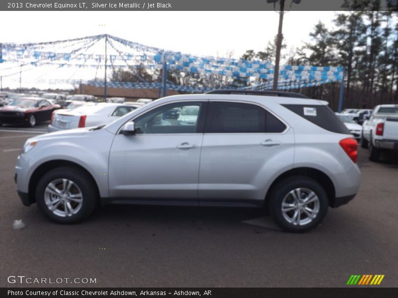 Silver Ice Metallic / Jet Black 2013 Chevrolet Equinox LT