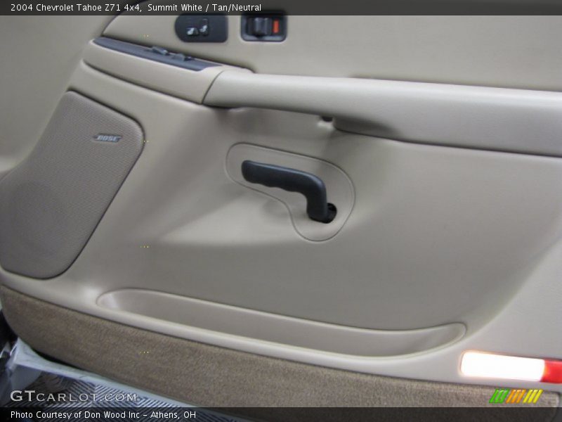 Summit White / Tan/Neutral 2004 Chevrolet Tahoe Z71 4x4
