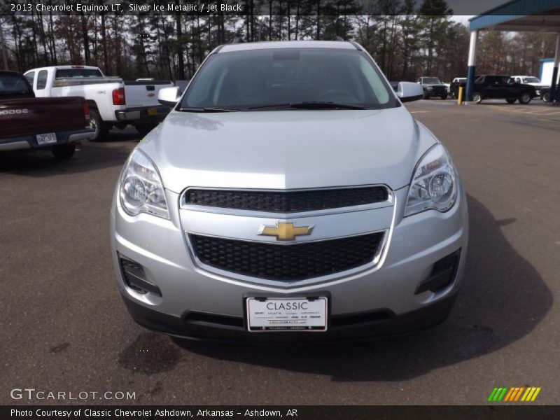 Silver Ice Metallic / Jet Black 2013 Chevrolet Equinox LT