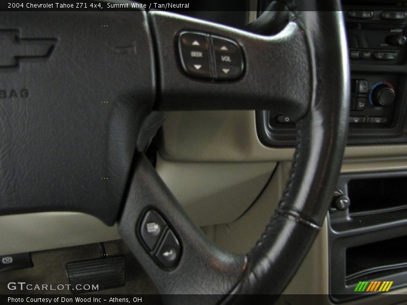 Summit White / Tan/Neutral 2004 Chevrolet Tahoe Z71 4x4