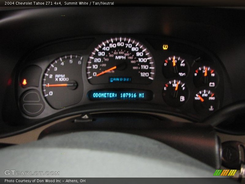  2004 Tahoe Z71 4x4 Z71 4x4 Gauges