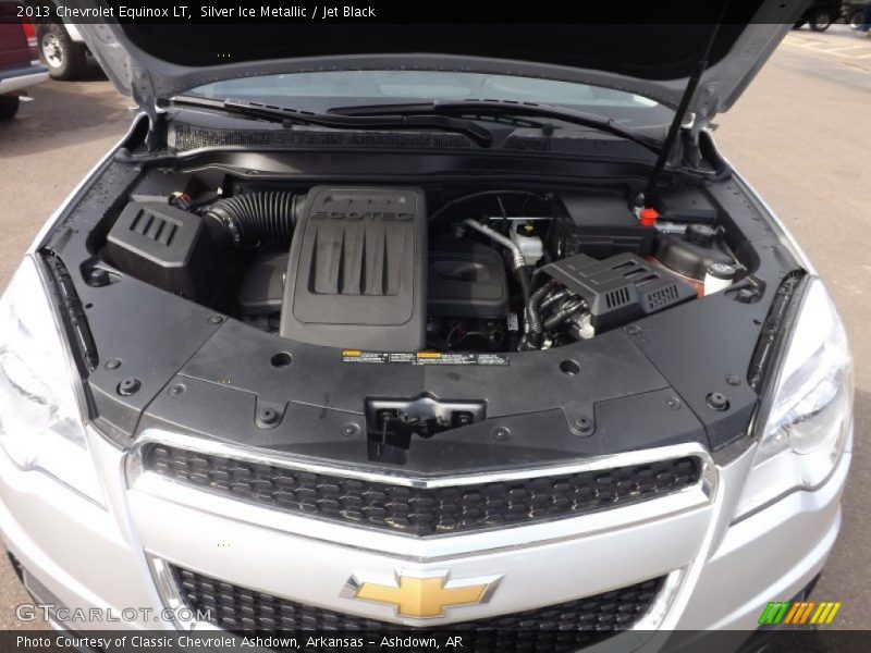 Silver Ice Metallic / Jet Black 2013 Chevrolet Equinox LT