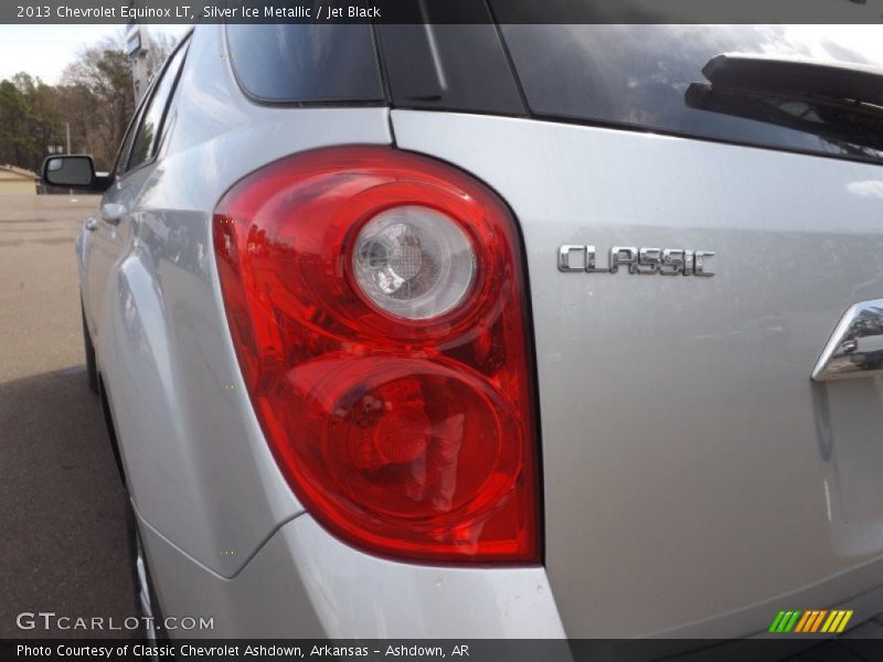 Silver Ice Metallic / Jet Black 2013 Chevrolet Equinox LT