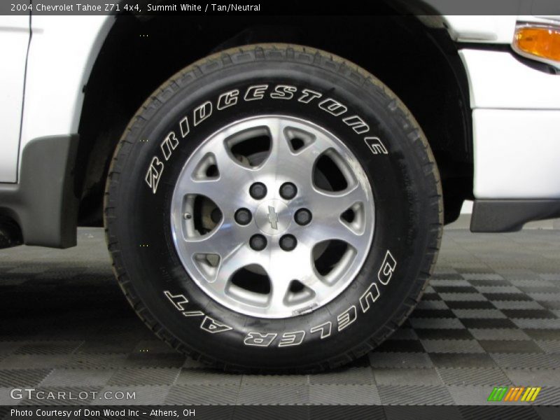 Summit White / Tan/Neutral 2004 Chevrolet Tahoe Z71 4x4