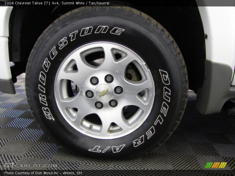 Summit White / Tan/Neutral 2004 Chevrolet Tahoe Z71 4x4