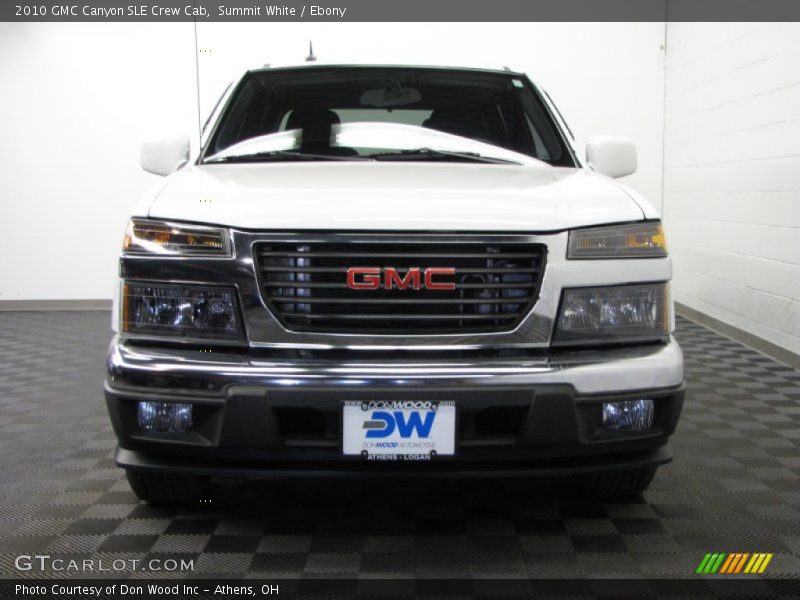 Summit White / Ebony 2010 GMC Canyon SLE Crew Cab