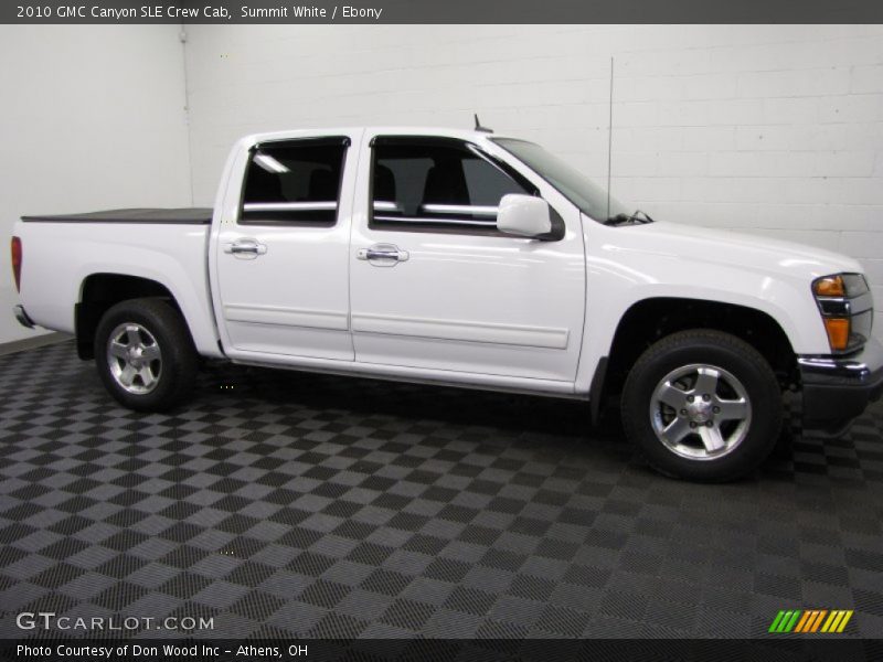 Summit White / Ebony 2010 GMC Canyon SLE Crew Cab