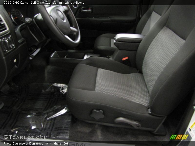 Summit White / Ebony 2010 GMC Canyon SLE Crew Cab