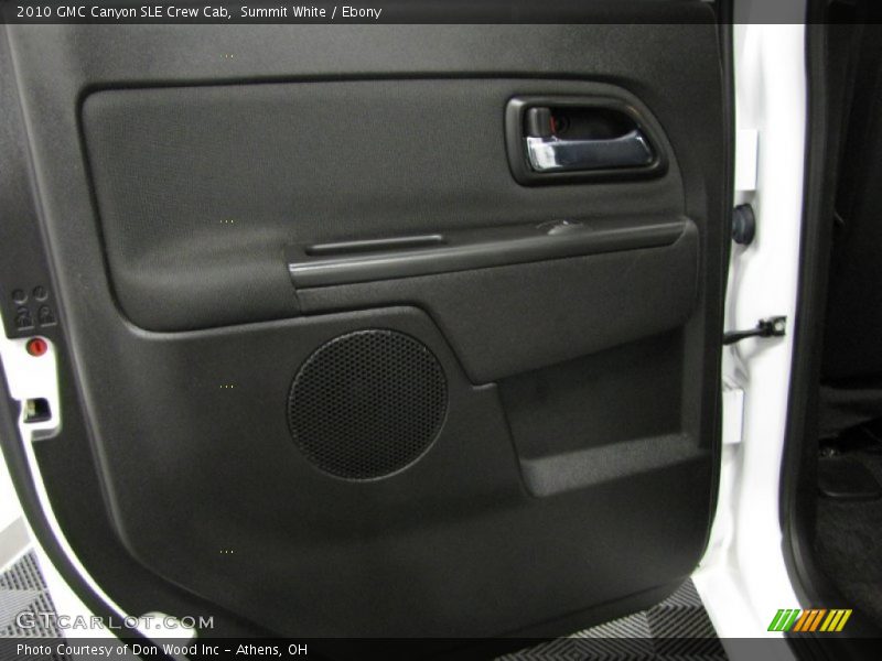 Summit White / Ebony 2010 GMC Canyon SLE Crew Cab
