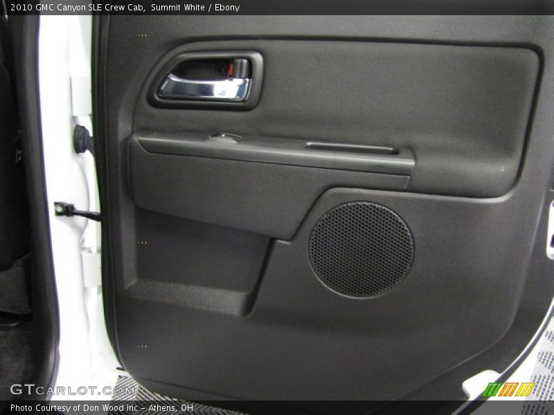 Summit White / Ebony 2010 GMC Canyon SLE Crew Cab