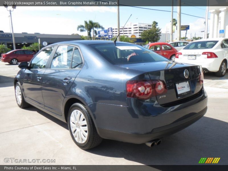 Blue Graphite Metallic / Titan Black 2010 Volkswagen Jetta S Sedan